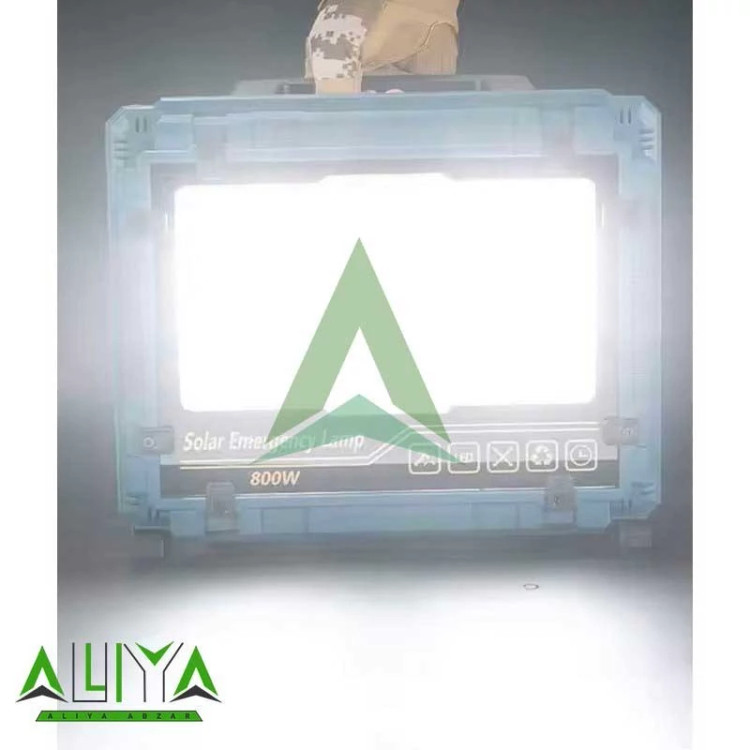 پرژکتور شارژی خورشیدی 800 وات مدل W8121-3