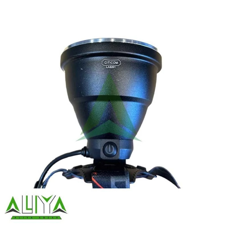 چراغ قوه پیشانی هدلایت شارژی و پاوربانک سیتیکام Citicom CT-LAS201