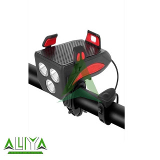 چراغ دوچرخه هولدر موبایل تایپ سی مدل POWER 319B