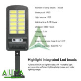 پرژکتور خورشیدی با سنسور حرکتی مدل Solar LED Wall Light
