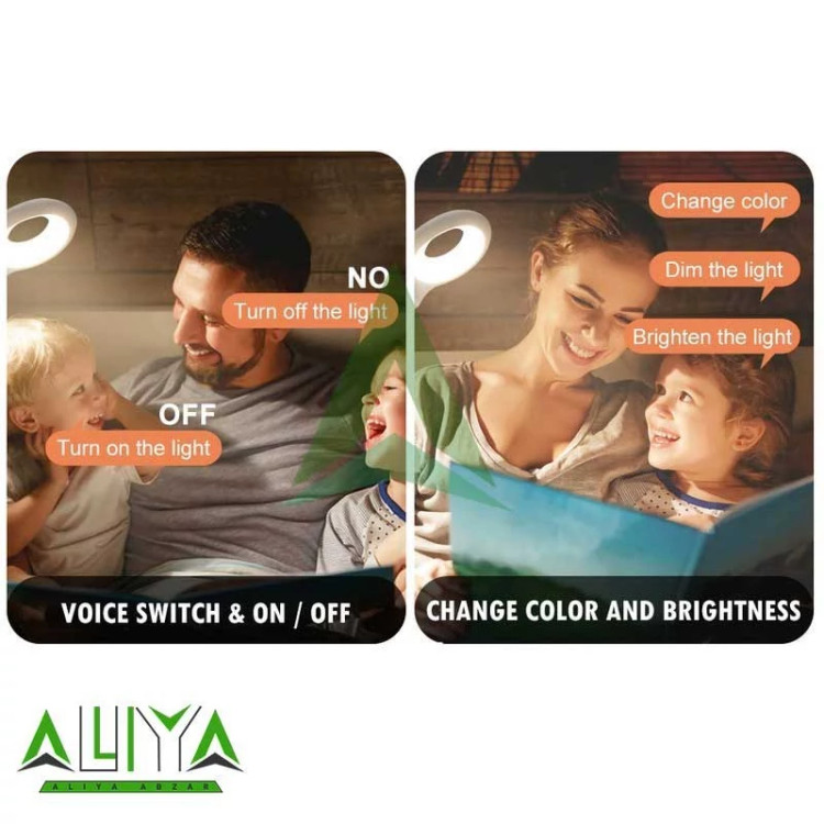 چراغ مطالعه LED یو اس بی مدل usb voice smart light