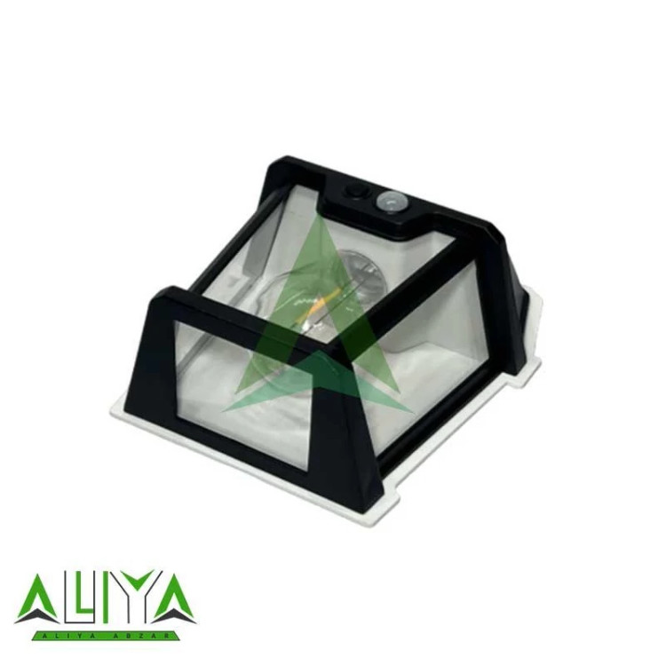 چراغ دیواری خورشیدی تک لامپ مدل HW 999-1W