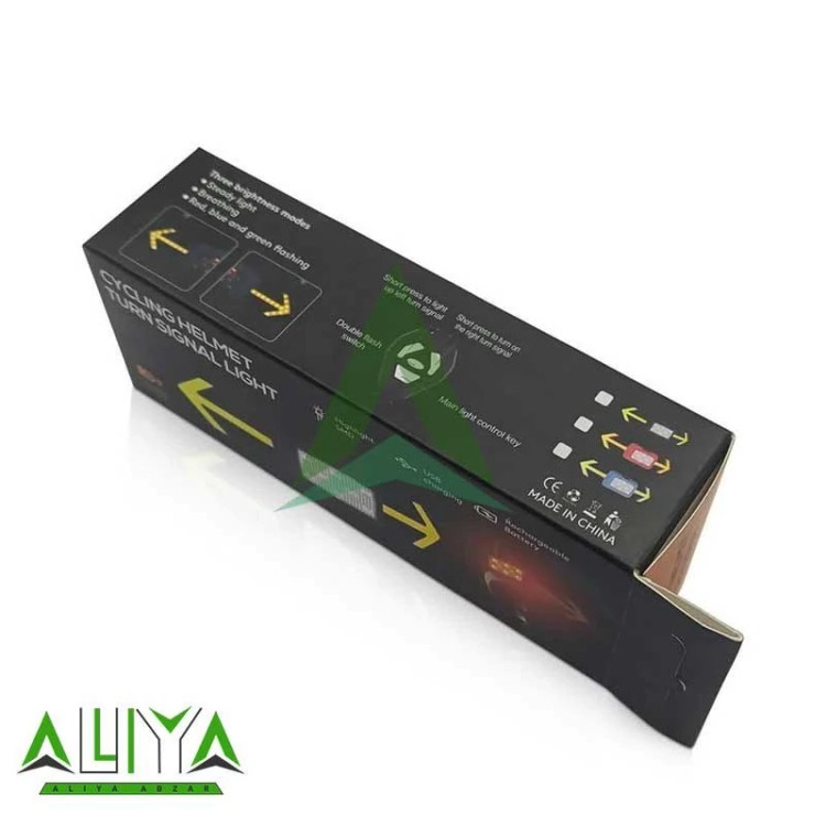 چراغ خطر کلاه ایمنی دوچرخه اسکیت مدل LY-0825