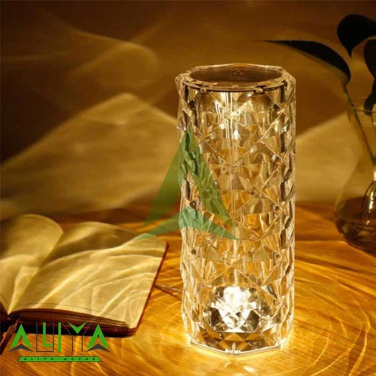 آباژور رومیزی کیوب لمسی دیاموند مدل Diamond AXFU176