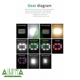 پرژوکتور سفید آفتابی مگنتی مدل W8139-1