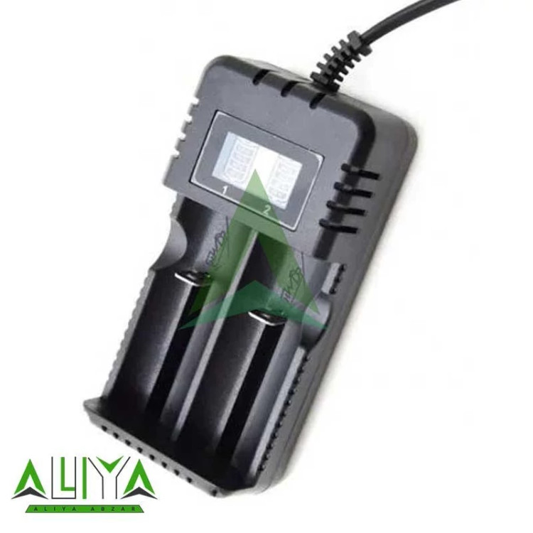 شارژر لیتیوم 2 تایی با نمایشگر مدل HD-8991B