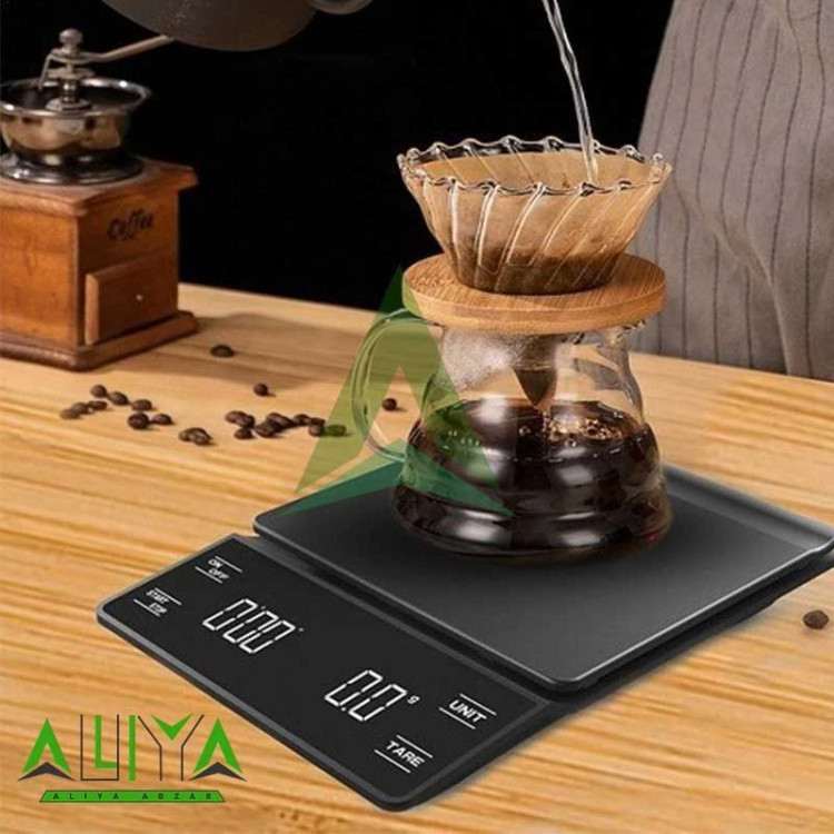 ترازو قهوه 3 کیلویی دقت 0.1 گرم مدل KL-36