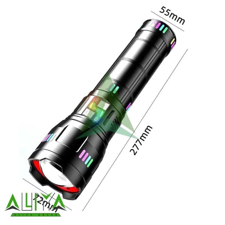چراغقوه دستی 5000 لومن مدل RL-G02-A- 50W