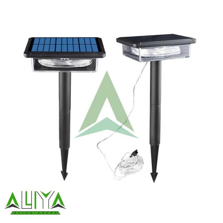 چراغ باغچه خورشیدی ریسه دار