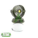 پنکه و چراغ کمپینگ چندکاره شارژی و خورشیدی مدل CH-F803