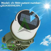 پنکه و چراغ کمپینگ چندکاره شارژی و خورشیدی مدل CH-F803
