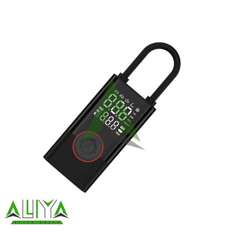پمپ باد شارژی قابل حمل خودرو 80 وات مدل ATJ-005