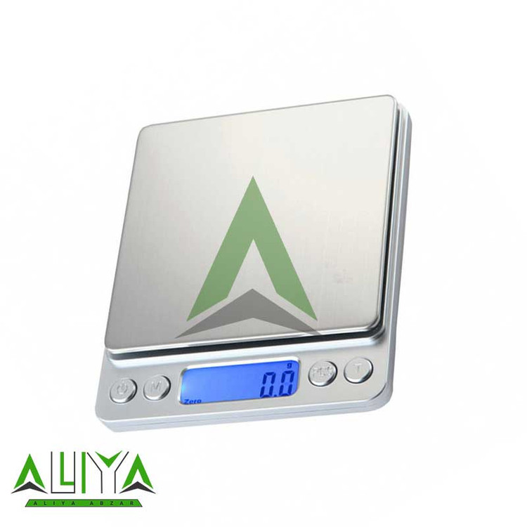 ترازو دیجیتال 500 گرمی دقت 0.01 گرم مدل i2000