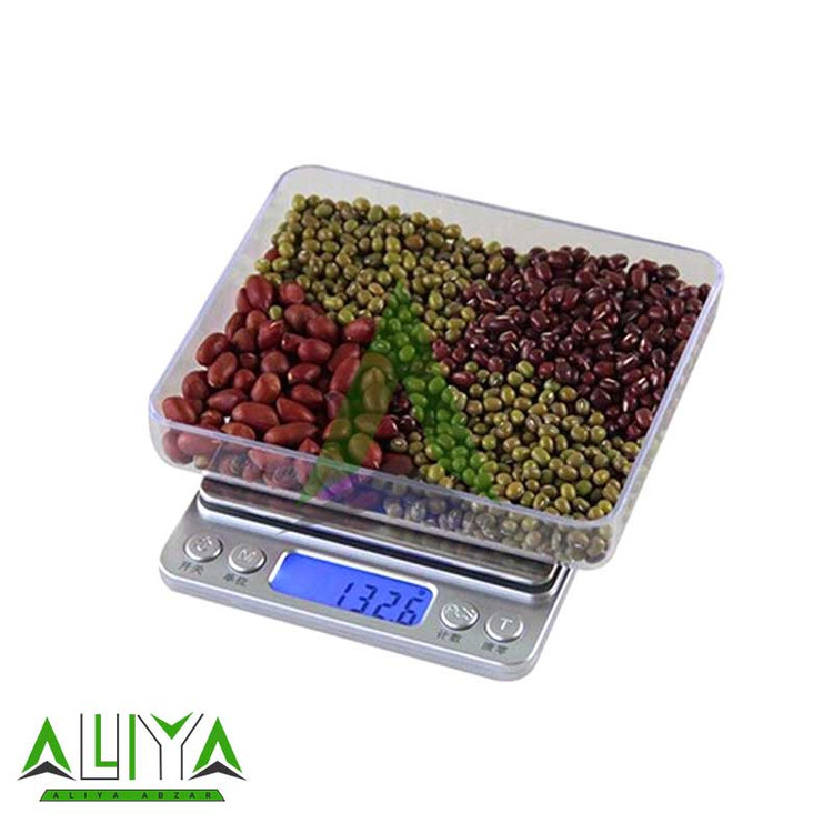 ترازو دیجیتال 500 گرمی دقت 0.01 گرم مدل i2000
