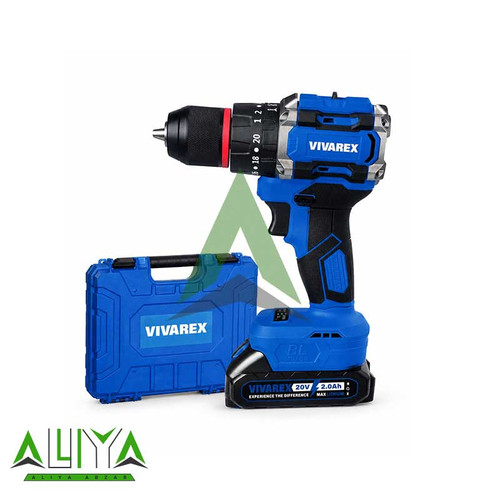 دریل چکشی براشلس ویوارکس 20 ولت مدل Vivarex VR2010V-IBL