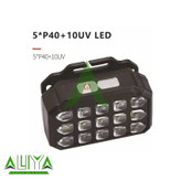 چراغ قوه پیشانی هدلایت شارژی یووی دار مدل SQ-818-UV