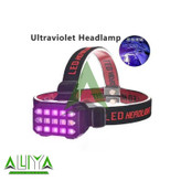 چراغ قوه پیشانی هدلایت شارژی یووی دار مدل SQ-818-UV
