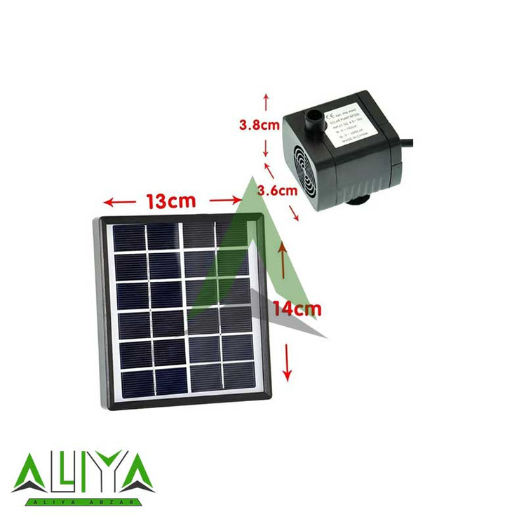 فواره خورشیدی دکوراتیو مدل GY-8039-1