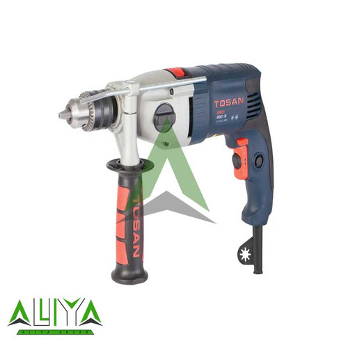 دریل چکشی گیربکسی توسن 13 میلیمتر 1050 وات مدل Tosan 0081D