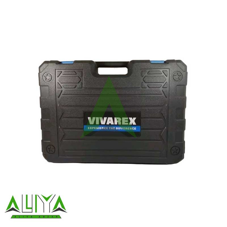 کیت سه دستگاه ویوارکس مینی فرز و دریل چکشی و بتن کن شارژی براشلس مدل Vivarex VR2403-BCK