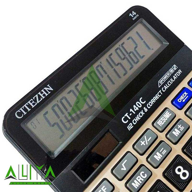 ماشین حساب سیتیزن مدل Citizen CT-140C