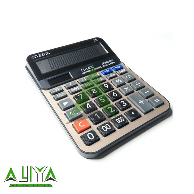 ماشین حساب سیتیزن مدل Citizen CT-140C