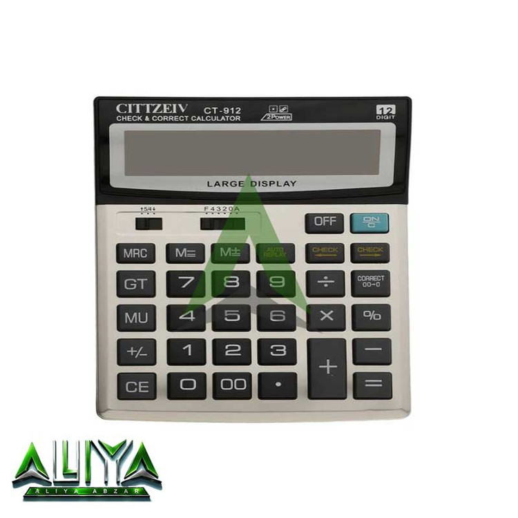 ماشین حساب سیتی زیو 12 رقمی مدل Cittzeiv CT-912