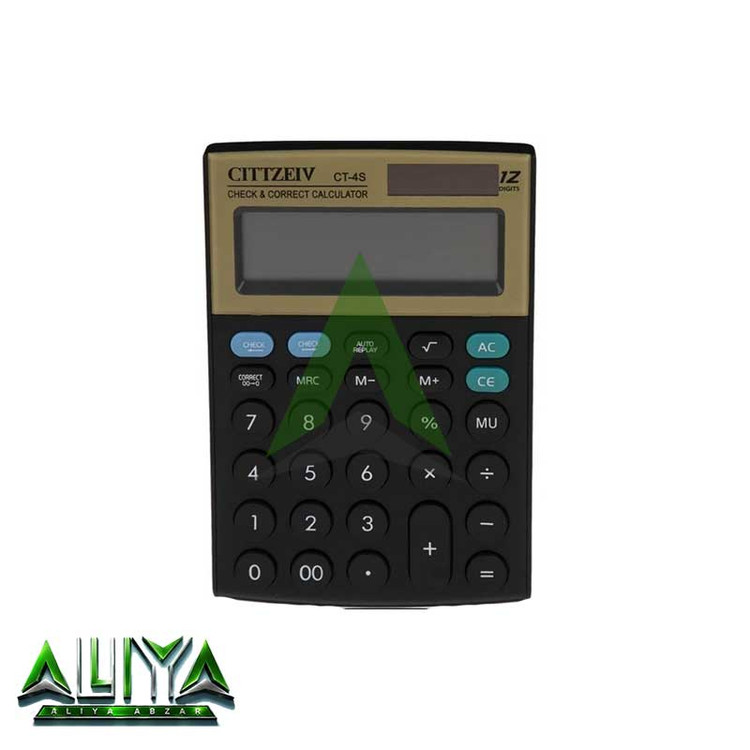 ماشین حساب سیتی زیو 12 رقمی مدل Citizen CT-4S