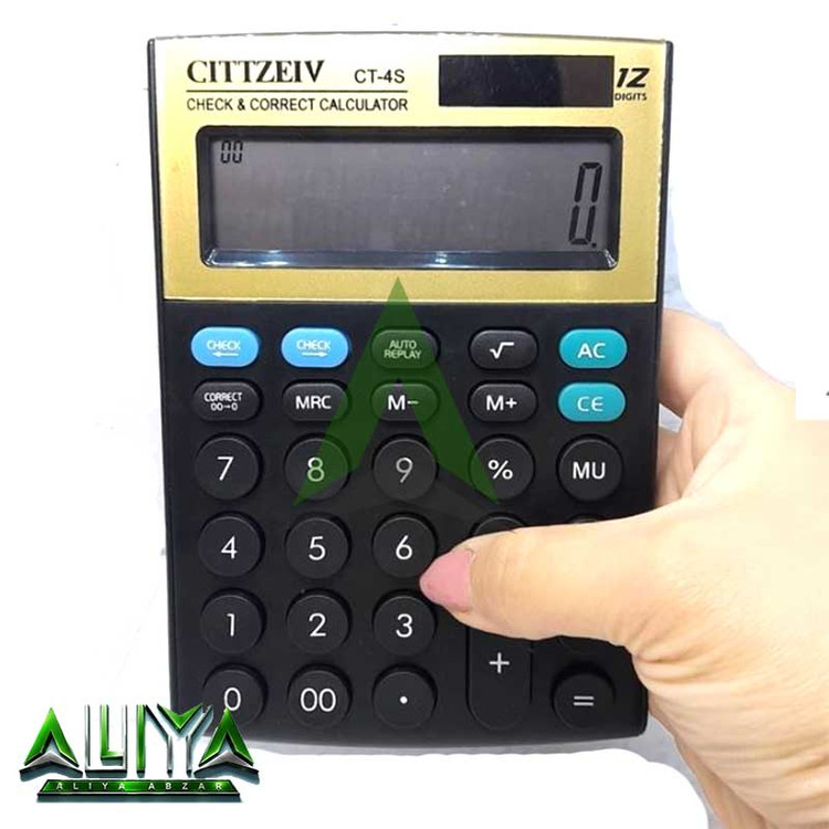 ماشین حساب سیتی زیو 12 رقمی مدل Citizen CT-4S