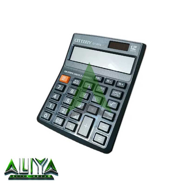 ماشین حساب سیتیزیو 12 رقمی مدل Cittzeiv CT-2812