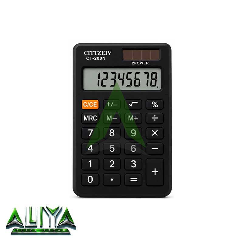 ماشین حساب کوچک سی تی زیو 8 رقمی مدل Cittzeiv CT-200N