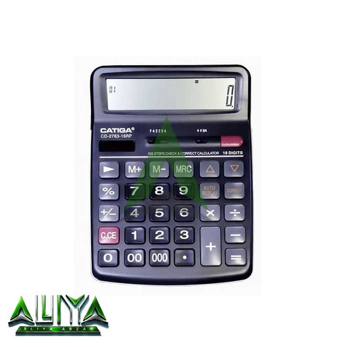 ماشین حساب 16 رقمی کاتیگا مدل CATIGA CD -2763-16RP
