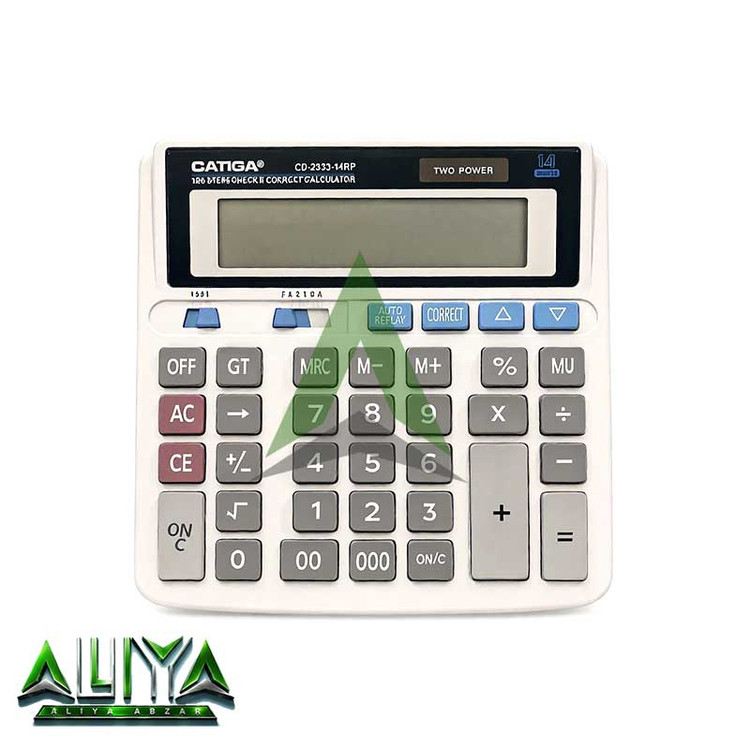 ماشین حساب کاتیگا 14 رقمی مدل CATIGA CD-2333-14RP